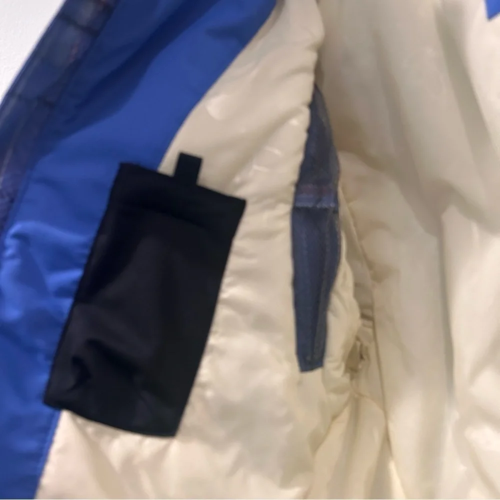 Oakley Blue Plaid Thinsulate Insulation Ski Snow Board Winter Coat Jacket Medium